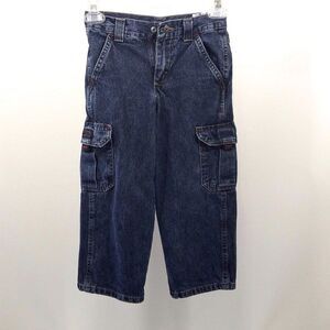 Wrangler Jeans Authentic Issue Denim Jeans Boys Cargo Size 4